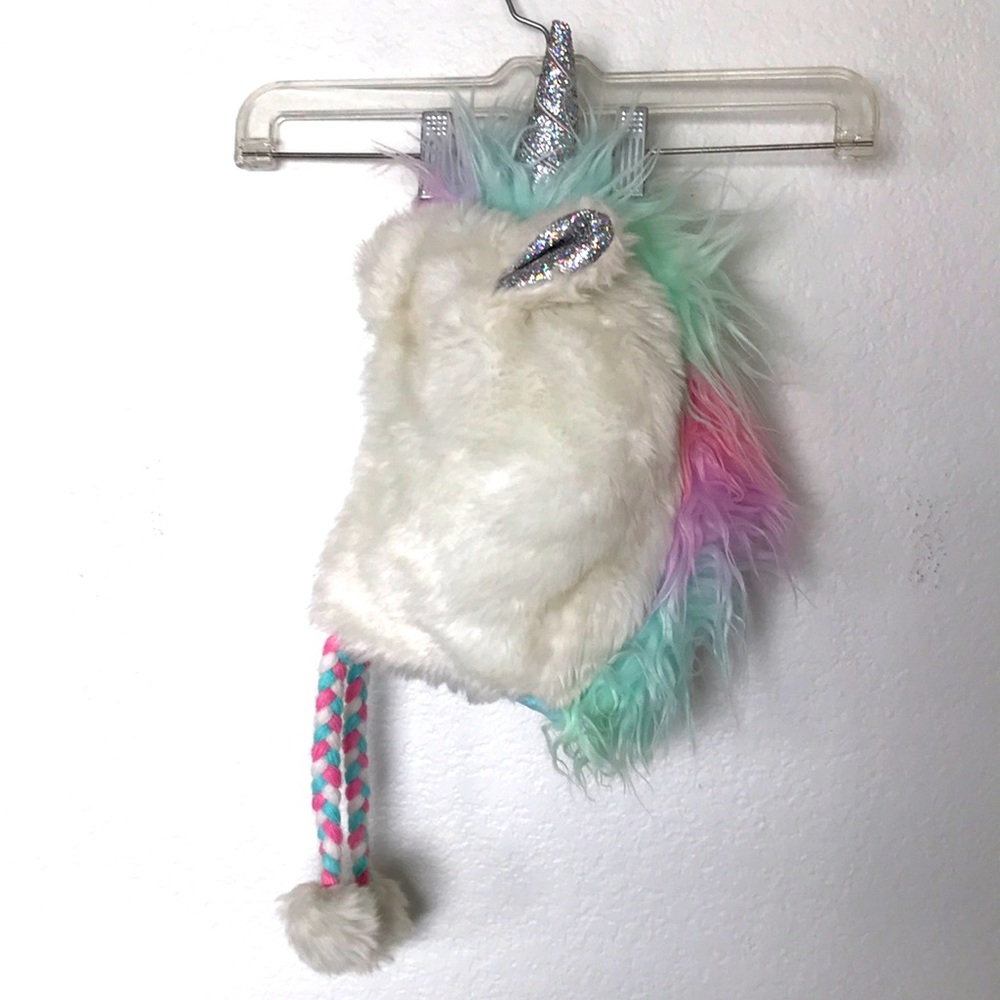 JUSTICE UNICORN HOODIE BEENIE